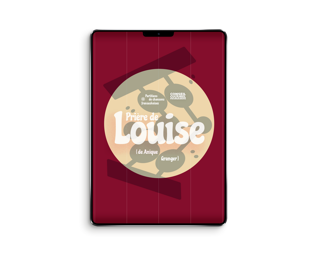 Partitions série 2 : Prière de Louise - Anique Granger